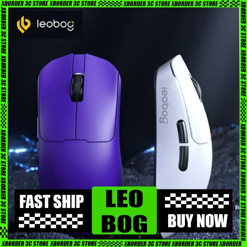 

Мышь LEOBOG GM3, 3-режимная беспроводная Bluetooth-мышь, легкая эргономичная Bluetooth-мышь с низкой задержкой, аксессуары для ноутбуков