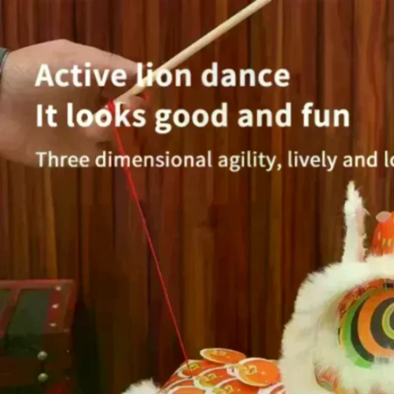 

2026 Chinese New Year Lion Dance Lantern Waterproof Ancient Handmade Lantern DIY Material Package With Tassel Luminous Lantern