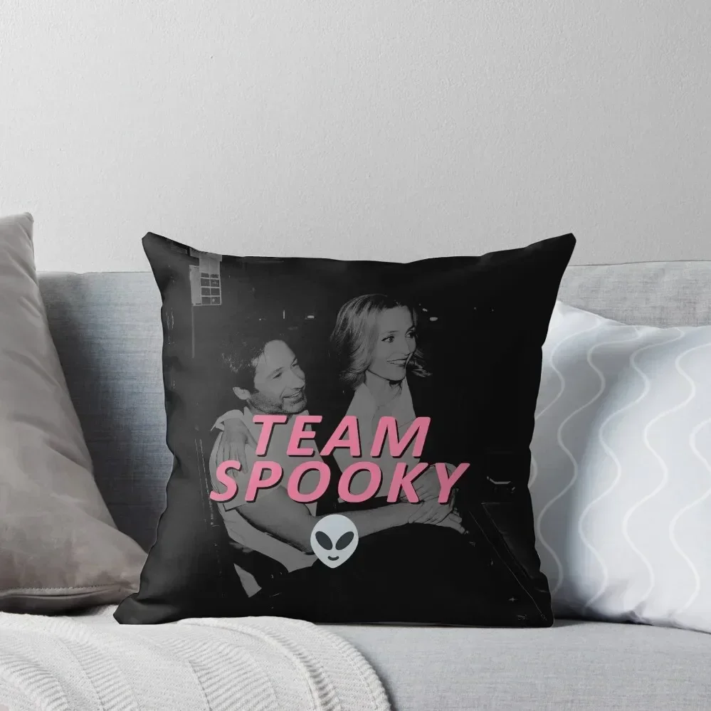 

Team Spooky Throw Pillow Cushions Cover Pillowcases Cushion Covers Sofa Christmas Pillow Cases pillows decor home pillow
