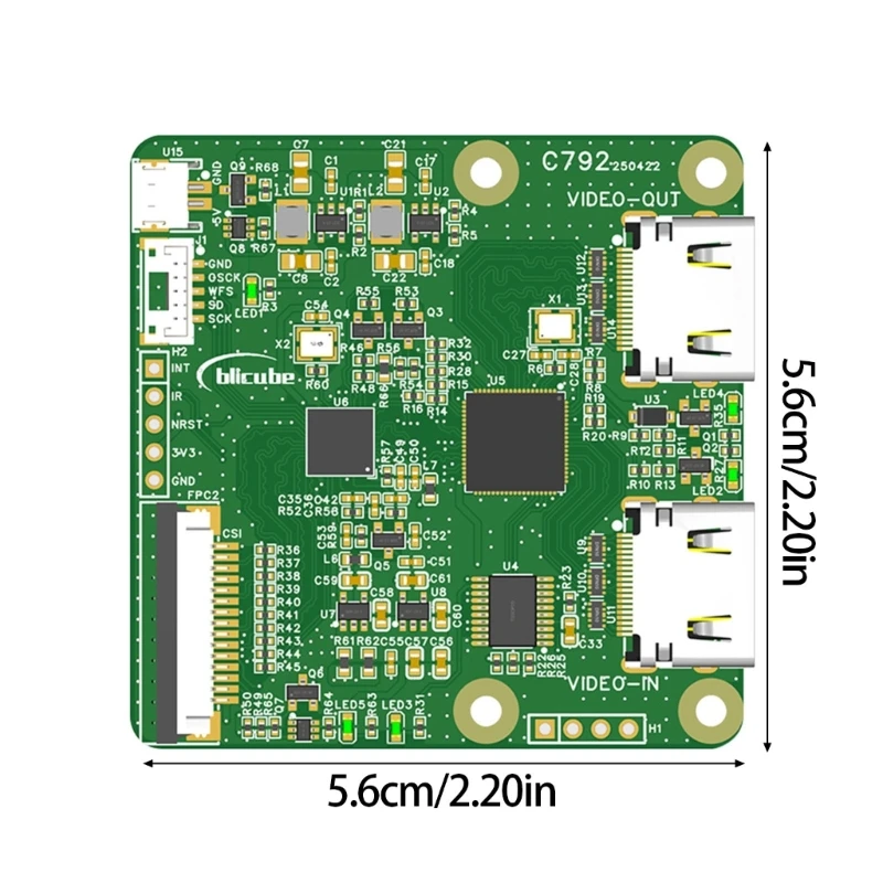 2025 NEW HDTV إلى 2 لوحة محول 4K@60Hz إدخال من خلال الصناعة واسعة