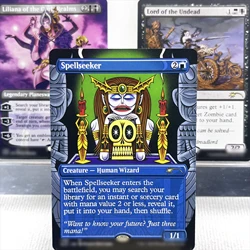 SLD HOLO2-Ⅰ03 Tcg proxy magical cards the Liliana of the Dark Realms Phyrexian Metamorph Serra Ascendant Spellseeker gather