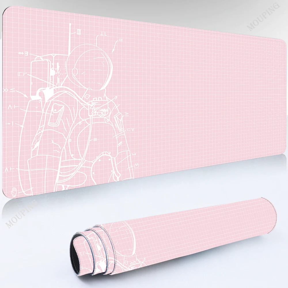 Mousepad Pink Desk Mat Anime Mouse Mats Kawaii Gaming Pad on The Table Setup Gamer Accessories Keyboard Pad Mouse Rug Carpet