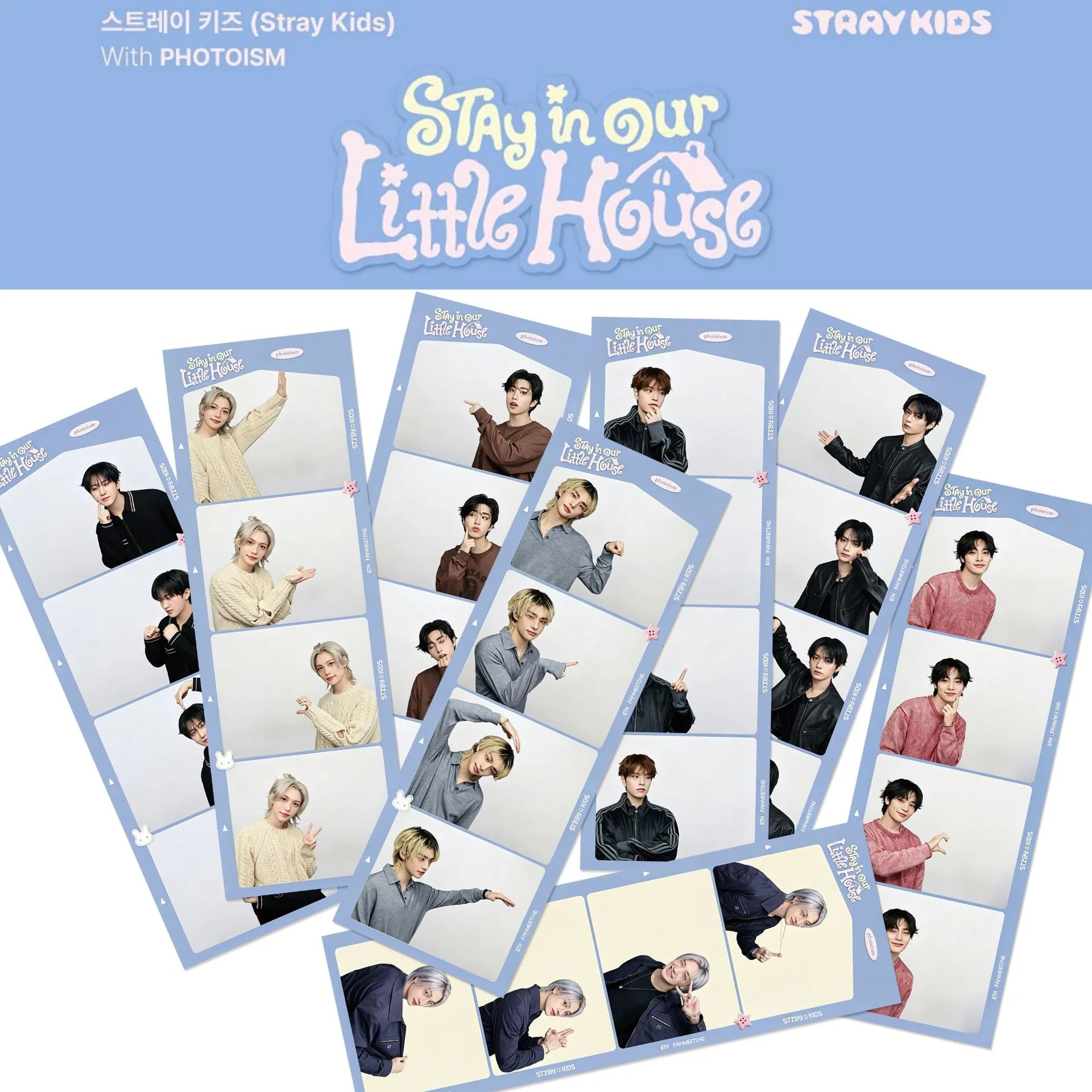 Set de Marcadores de Cuatro Cuadrículas de K-Pop Straykids, Jin, 8 Piezas, Colección Adorable, Serie Selfie, Artículos para Fans, Pequeños Regalos, Regalos de Halloween y Navidad