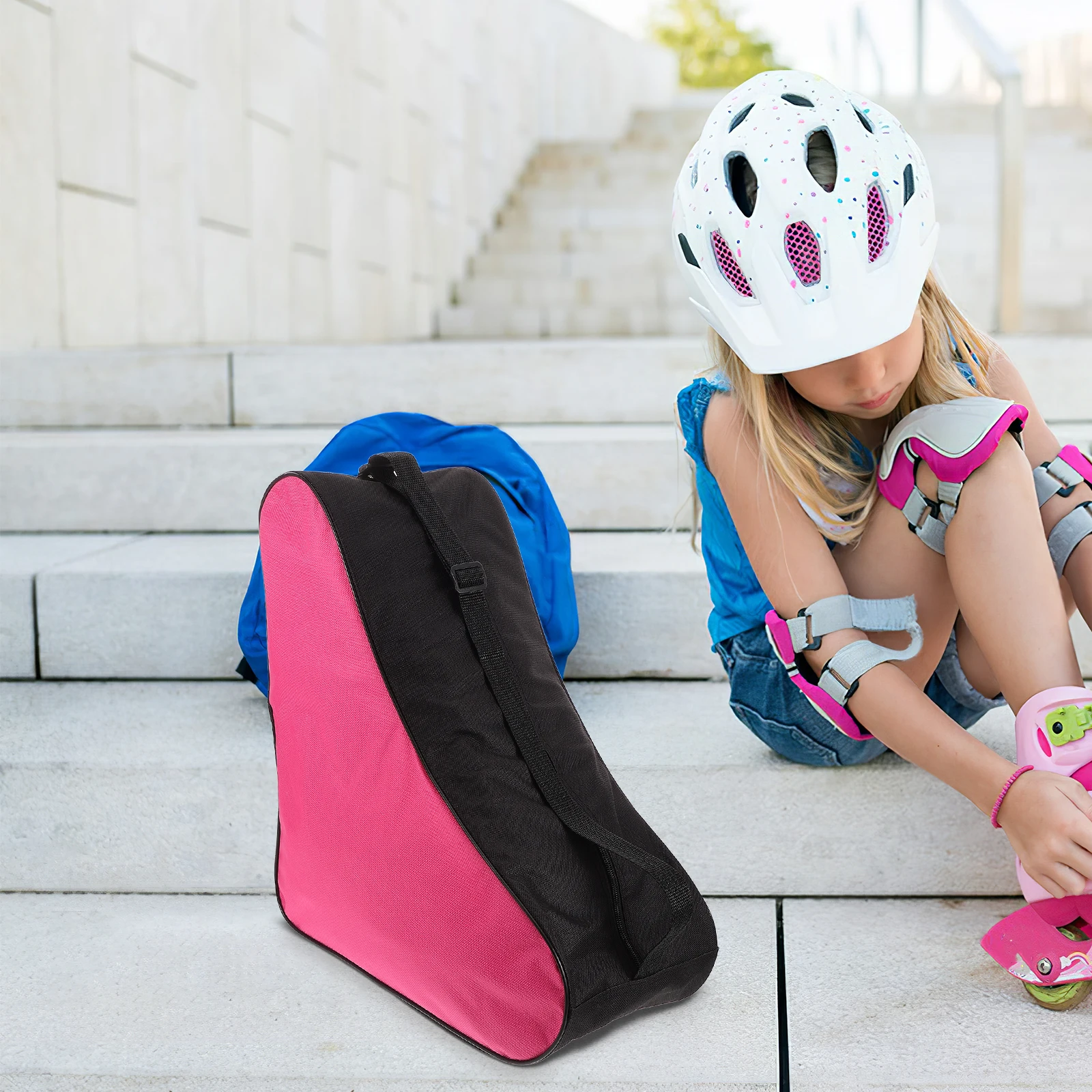 

Roller Skating Bag Skate Accessories Ice Quad Carrier Lightweight Large Capacity Inline Skates Bags For Men Women Shoes Clothes