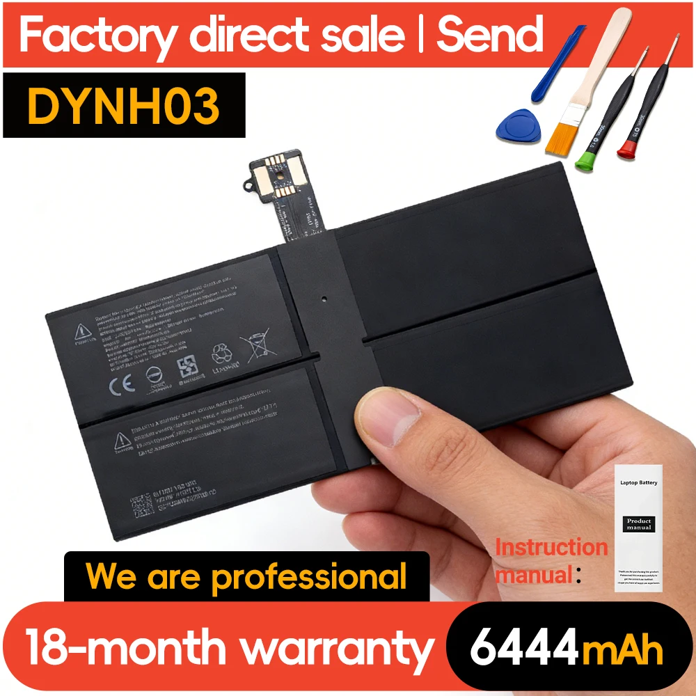 

SUOZHAN DYNH03 Laptop Battery For Microsoft Surface Pro 7+ 1960 Surface Pro 7 Plus Tablet PC Series GA3HTA025H G3HTA073H