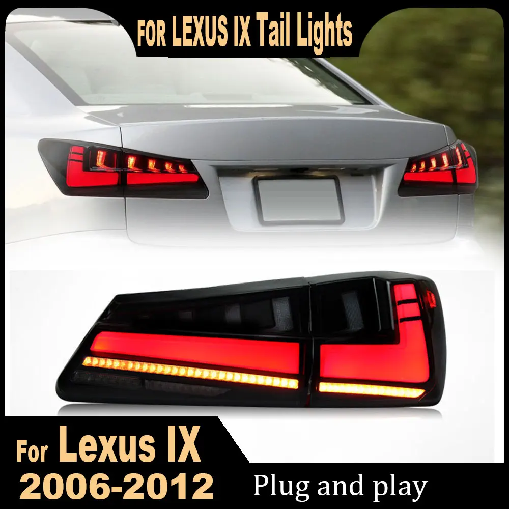 LED Tail Light Assembly for Lexus is250 is300 2006 2007 2008 2009 2010 2011 2012 Rear Driving Brake Reverse Turn Plug and play