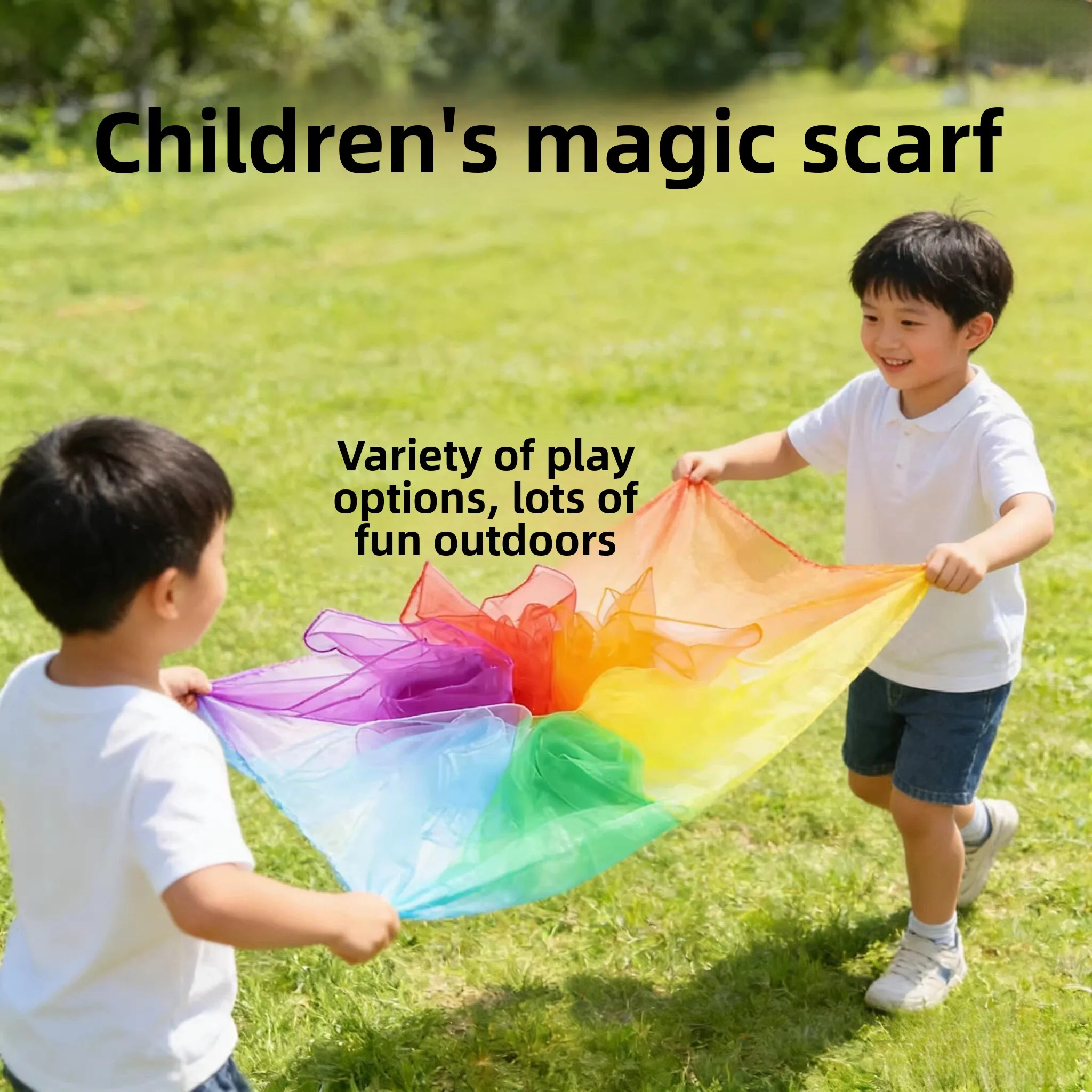 Elegant Women's Silk Scarf Versatile Thin Spring Summer Autumn Neck Protection Magic Silk Shirt Accessory Children's Magic Silk