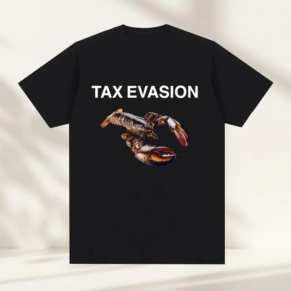 متعة الضريب Evasion جراد البحر ميمي نمط القطن تي شيرت المرأة موضة ريترو الصيف عالية الجودة التي شيرت عادية الشارع قمم تي شيرت