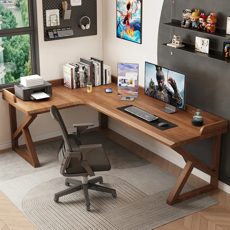 Desk corner office desk, home study L-shaped computer desk, workbench
