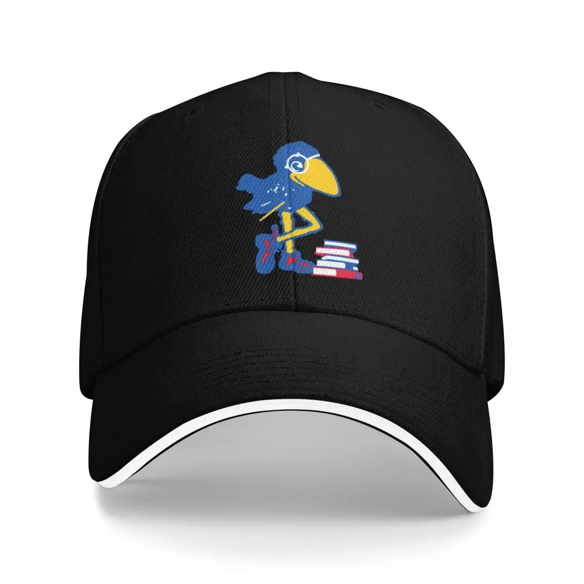 

KU Jayhawk Nerd 1912 Jayhawk (2022 Design) Baseball Cap men's big size hat Hip Hop Luxury Cap Rave Female Men's