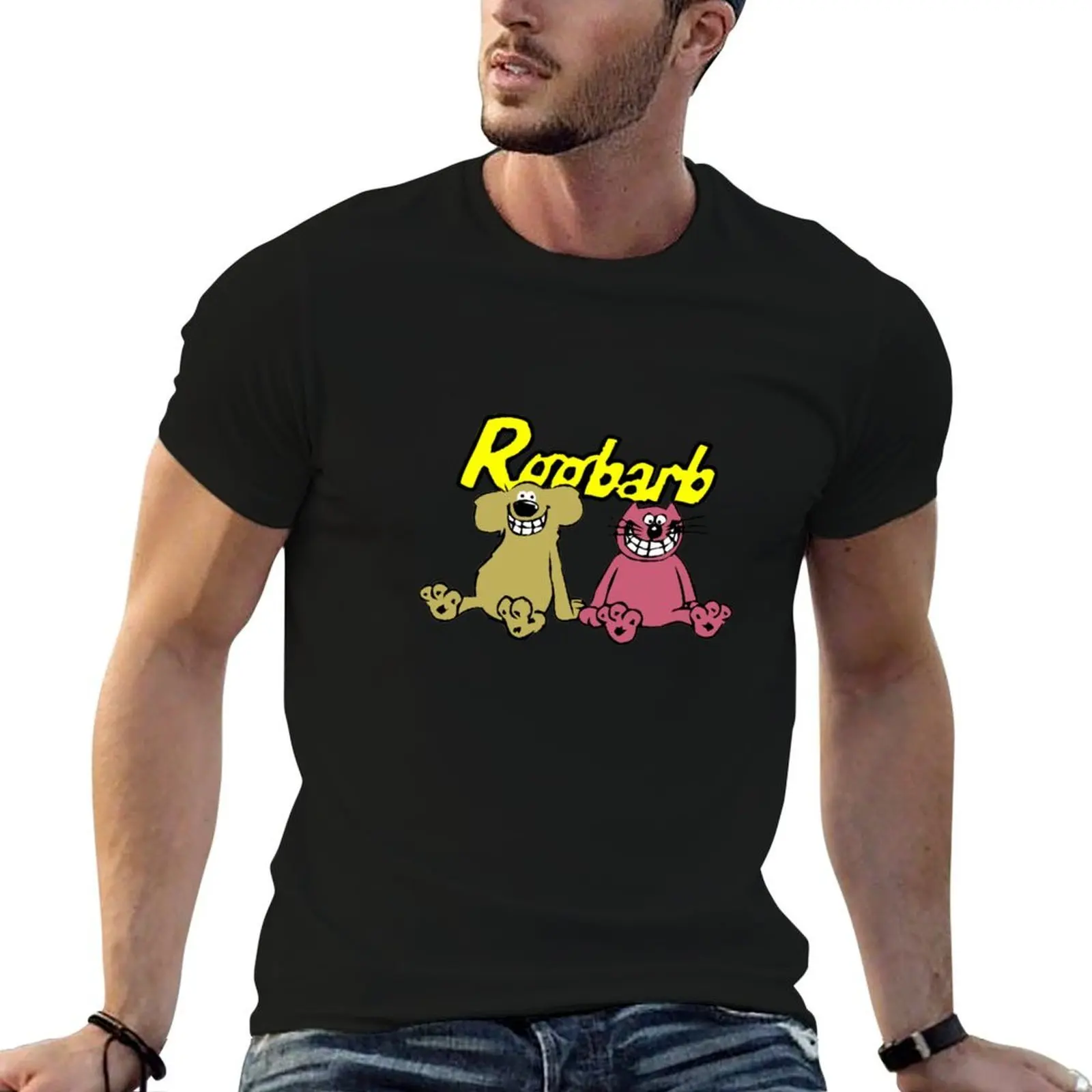 

Roobard & Custard T-Shirt man t shirt designer t shirts for man pack white cotton t shirts man 100% T-Shirt