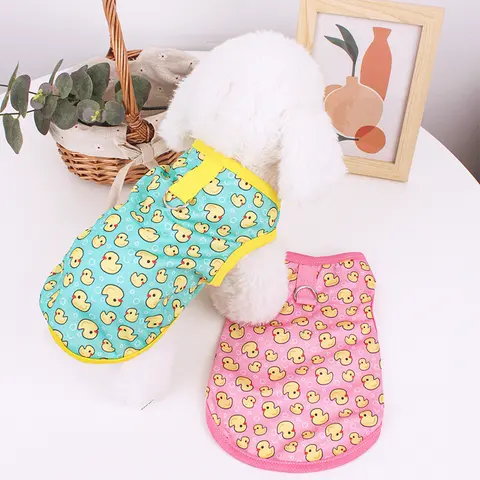 Pet Dog Clothes Cartoon Clothing Puppy Dogs Soft Vests Summer Shirt Casual T-Shirt for Small Pet Supplies