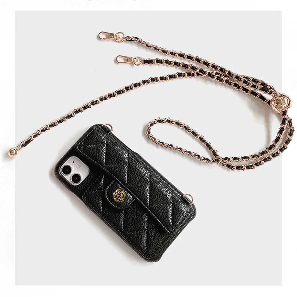 Роскошный кожаный чехол для телефона с тисненым узором для iPhone 15 14 13 12 Pro Max Модный популярный однотонный чехол с золотыми буквами