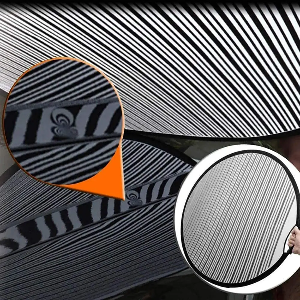 Placa refletora de amassados dobrável, 80 cm, pano, linha refletora, arranhões para carro, removedor de amassados, ferramenta de verificação,
