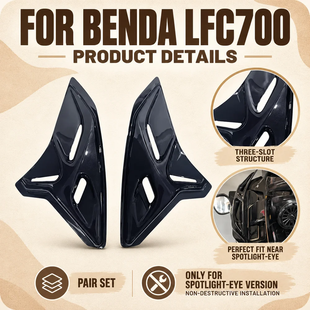 BENDA LFC700 Mod Wind Vane, Only Fits Spotlight Hole Version, Strong 3M Bonding, Extra Screws Suggested for High Speed Use