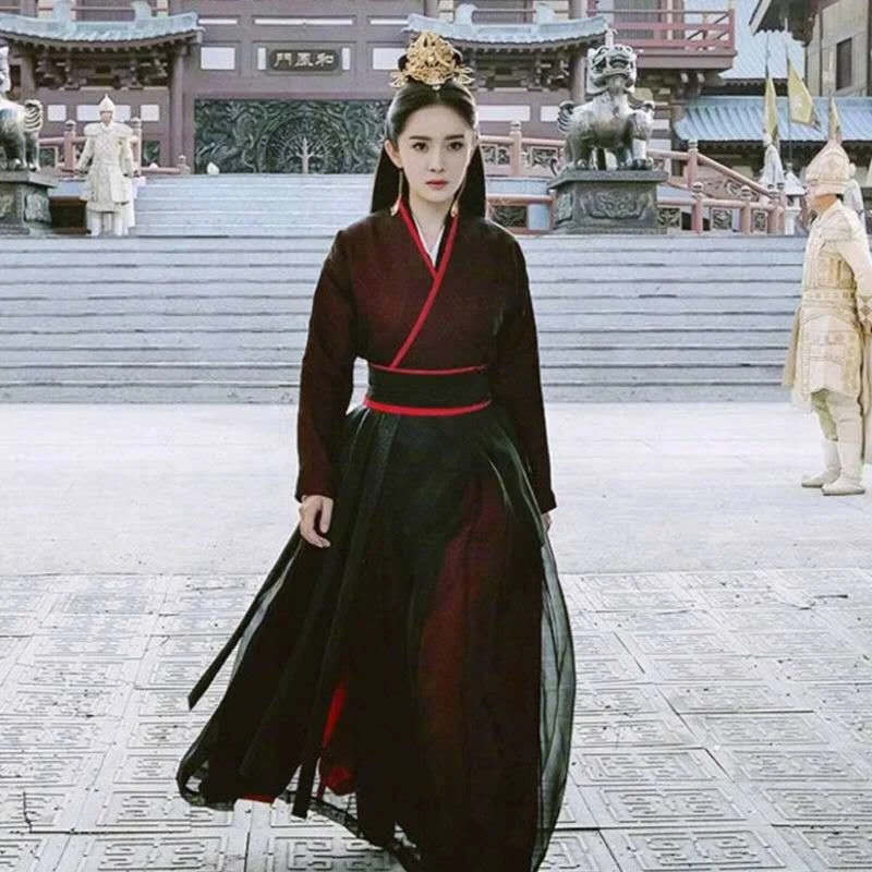 Halloween Women Hanfu Cosplay Fairy Costume Hanfu Clothing Classic Ancient Chinese Traditional Ancient Dress Legend of Fuyao