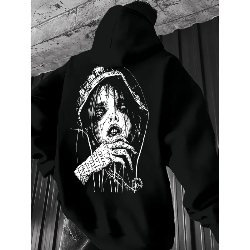 Men'S Hoodie-Comfortable，With Elastic Band And Front Pocket，Machine Washable，Autumn And Winter Casual Style