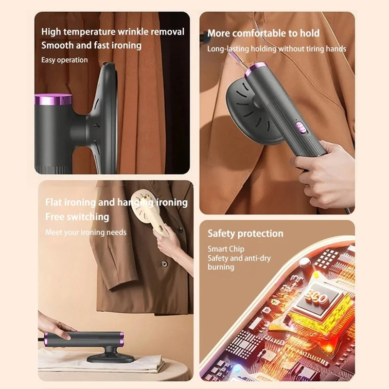 Xiaomi Handheld Steamer Iron USB Portable Mini for Clothes Fast Heating Travel Garment Fabric Press Machine with Handle Home use