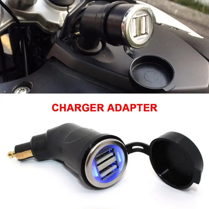 Motorcycle Quick Charge 3.3A Dual USB Charger Plug Socket Cigarettes Lighter Adapter For BMWs Motorcycle Socket Dual USB Charge