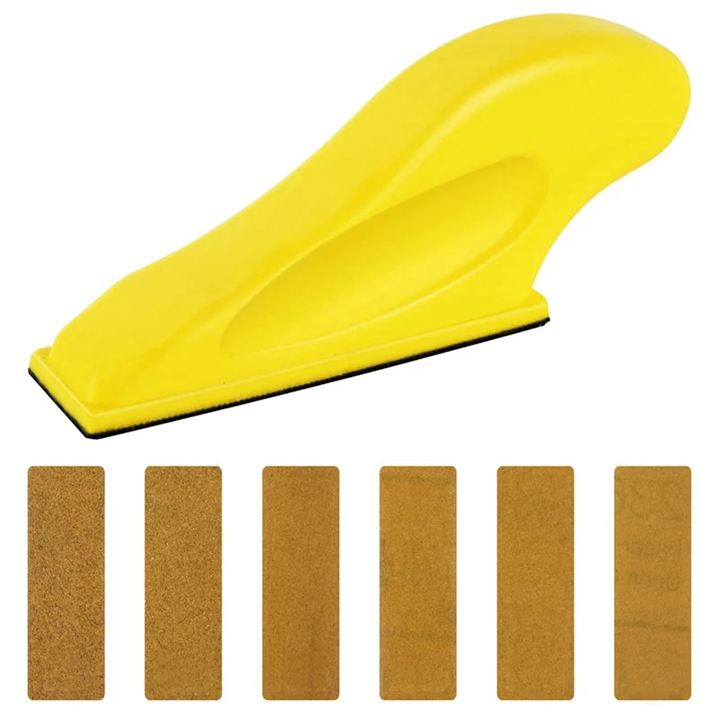 

Mini Sander Kit, Micro-Sanding Tools for Small Projects, Small Detail Handle Sanding for Tight Narrow Spaces&DIY Crafts