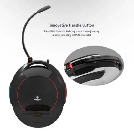 2021 오리지널 INMOTION V5F 셀프 밸런싱, 장식 램프 포함, 한 바퀴 전기 스쿠터 외발자전거