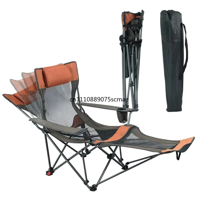 Comfortable and foldable reclining chair, high-quality portable outdoor leisure lounger, perfect for gardens and balconies