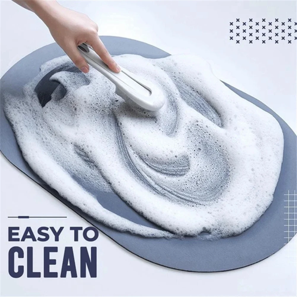 AA20-Super Absorbent Floor Mat Quick Drying Bathroom Carpet Kitchen Oil-Proof Rug Skin Bath Mat Modern Non-Slip Floor Mats