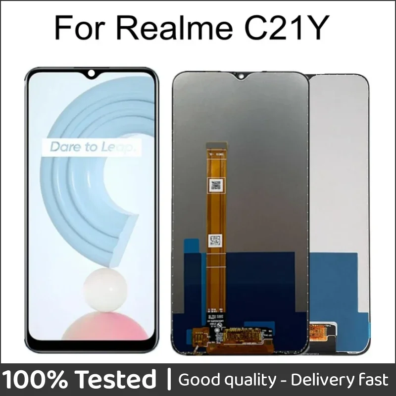 

6.5" LCD For Oppo Realme C21Y RMX3261, RMX3263 LCD Display Touch Screen with Frame, For Oppo Realme-C21Y LCD Replacement