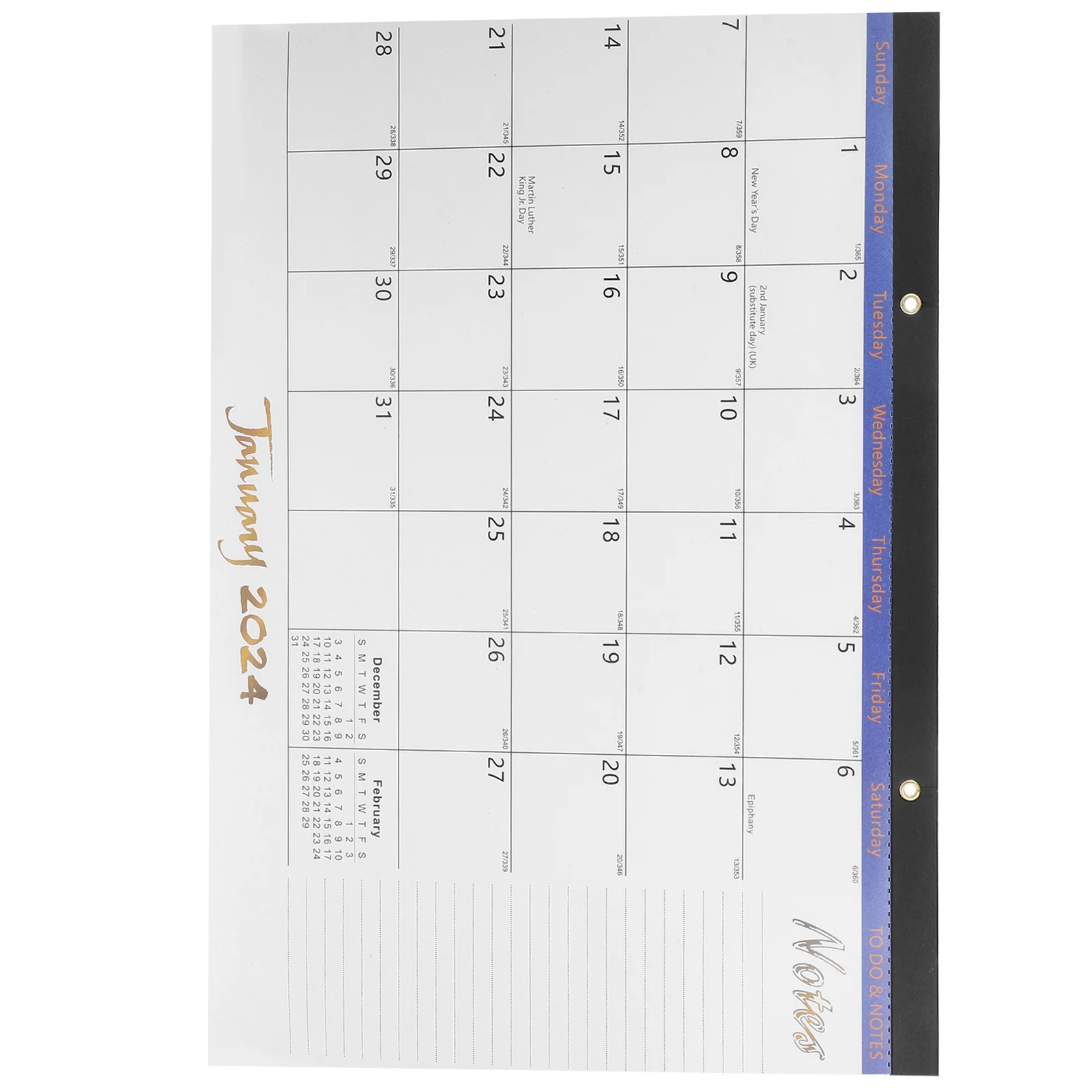 

Английский ежемесячный настенный календарь на 2024-2025 годы, подвесной календарь, ежедневный планировщик для домашнего офиса, офисные принадлежности