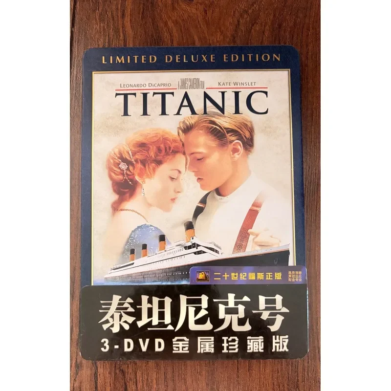 Titanic DVD Edizione Da Collezione In Scatola Di Metallo Con 3 Dischi Originale Taisheng-image