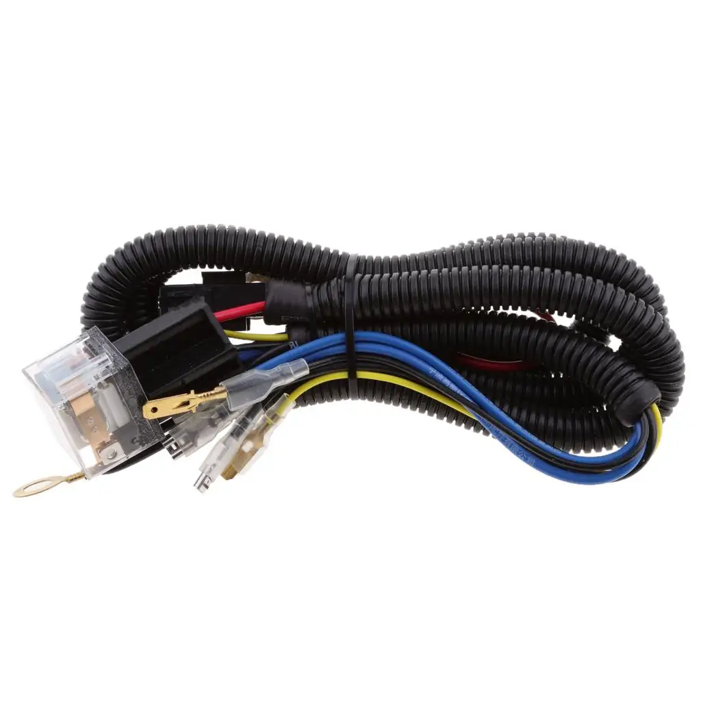 

Universal Heavy Duty Horn Relay Wiring Harness Kit Electric Blast Horn Wire Set for Car Truck Grille Mount