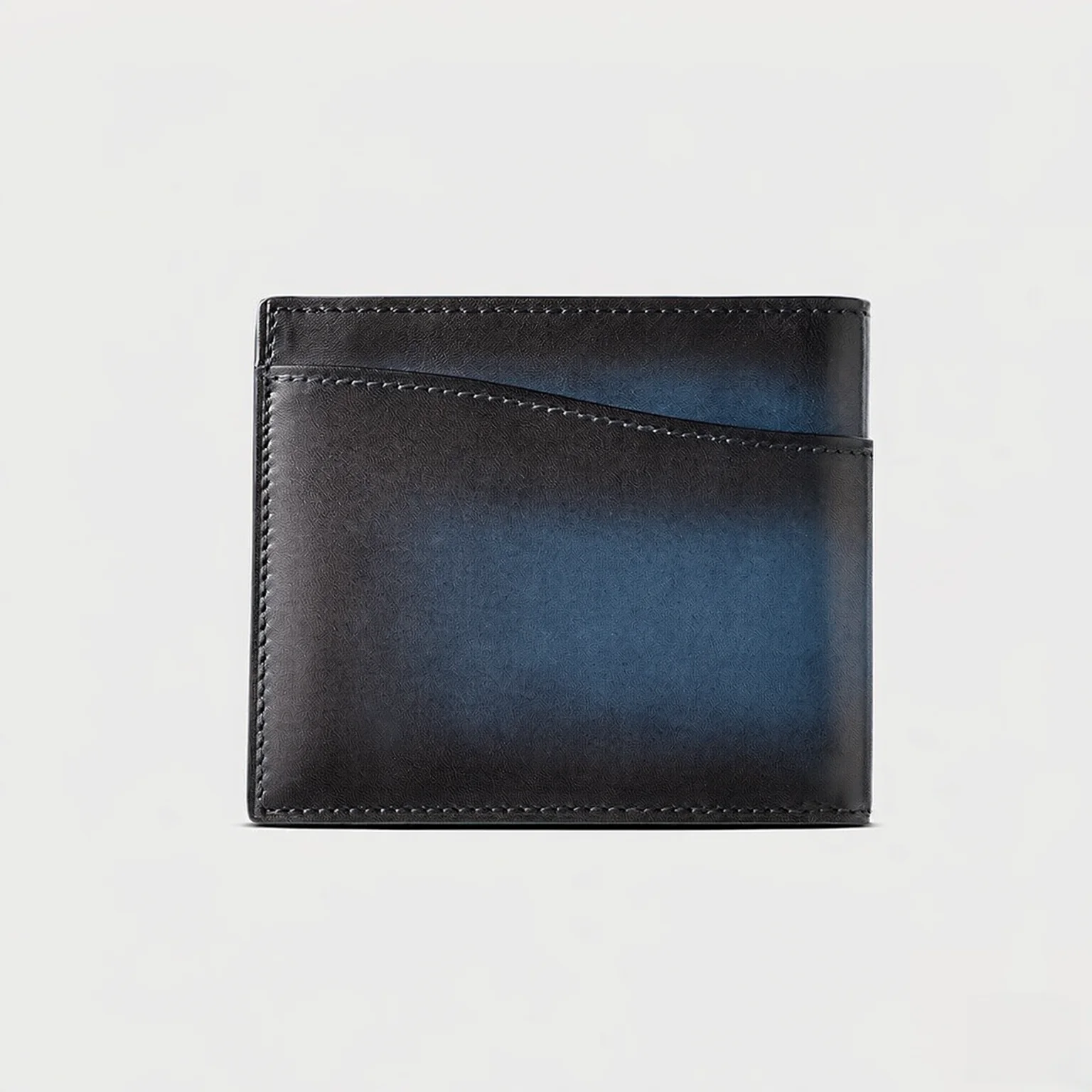 DIMY 2026 New Men's Short Wallet Vintage Hand Rubbing Craftsmanship Imported Head Layer Calfskin