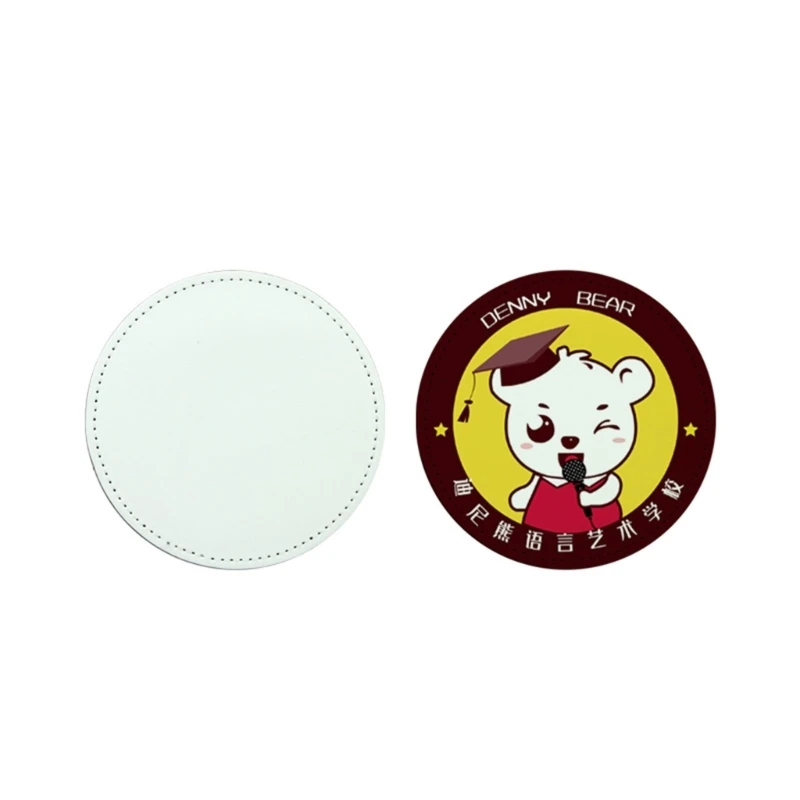 10 stuks blanco lederen hoedpatches blanco sublimatiepatches voor hoedenkleding nieuw