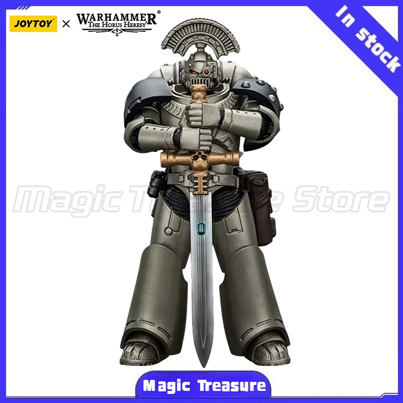 

【MT】JOYTOY 1/18 Action Figure Warhammer 40K Iron Warriors MKVI Tactical Sergeant with Power Sword and Plasma Pistol Toy
