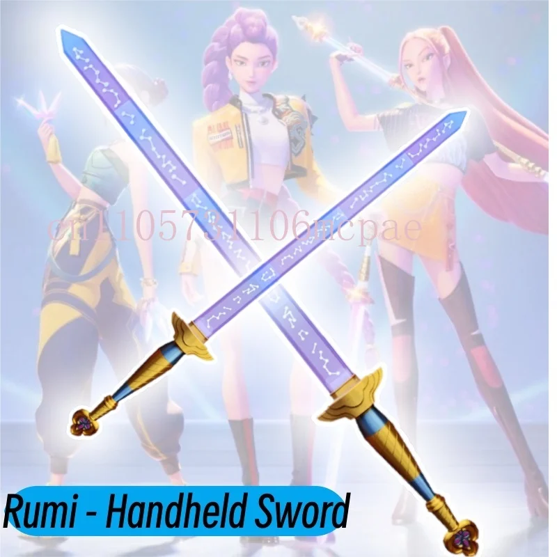 

Kpop Devil Hunter Rumi Mira Cosplay Long Blade Cartoon Halloween Christmas Fancy Party Costume Accessories