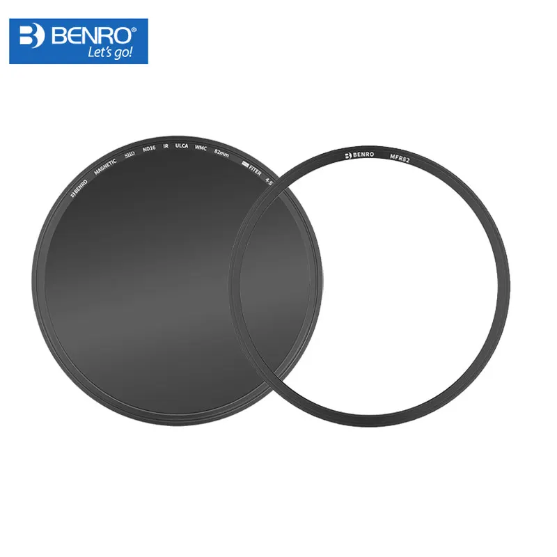 Benro 82mm 77mm 67mm 72mm 58  mm Magnetic ND1KK ND100K ND32000 Solid Neutral Density Filter With Ring ND Filters
