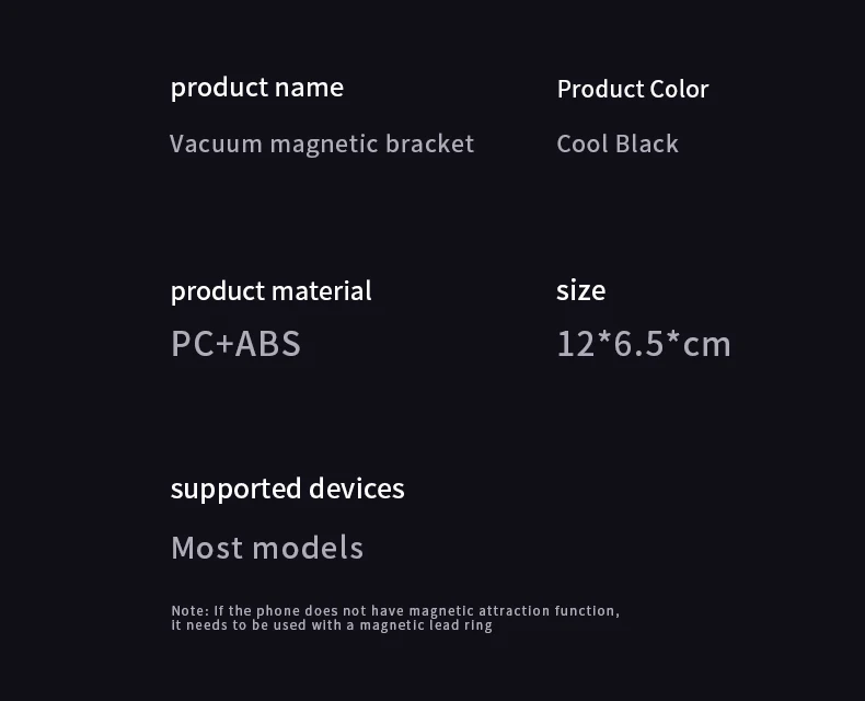 Magnetischer Autotelefonhalter mit Vakuumsaugung, universelle faltbare, ausziehbare Halterung für alle Smartphones, Windschutzscheiben-Armaturenbrett – Detail 15