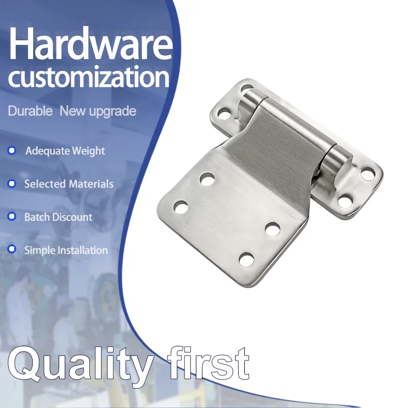 

304 Stainless Steel Hinges for Truck and Trailer Doors Rear Container Doors and Industrial Heavy-Duty Applications