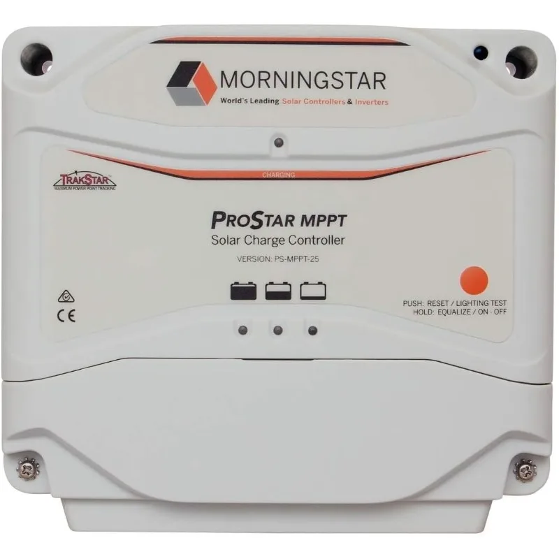 Morningstar Prostar 40A MPPT Solar Charge Controller (PS-MPPT-40) - Solar Panel Regulator, Supports 12V/24V LA/Lithium Batteries