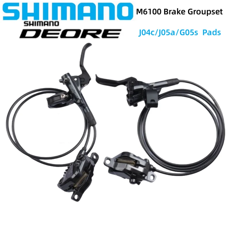 Shimano-deore m6100油圧ディスクブレーキ,マウンテンバイク用
