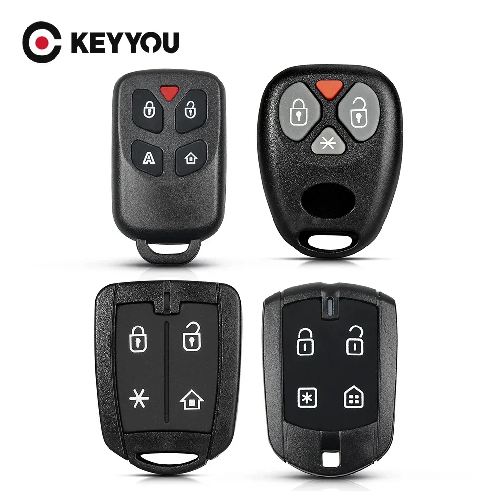 KEYYOU 20PCS For Brazil Shell For Positron Alarm System Remote Alarme Automotivo Key Shell Case Shell Fob 4 Buttons