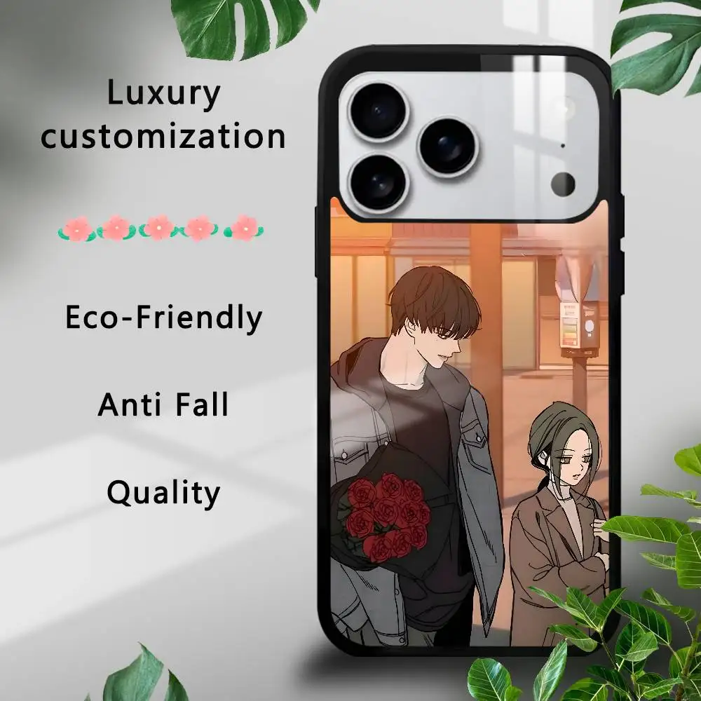 

Anime T-tears On A Withered Flower Phone Case For IPhone 17 16 15 14 13 12 11 Pro Xs Max Mini Plus Celulares Hard Funda