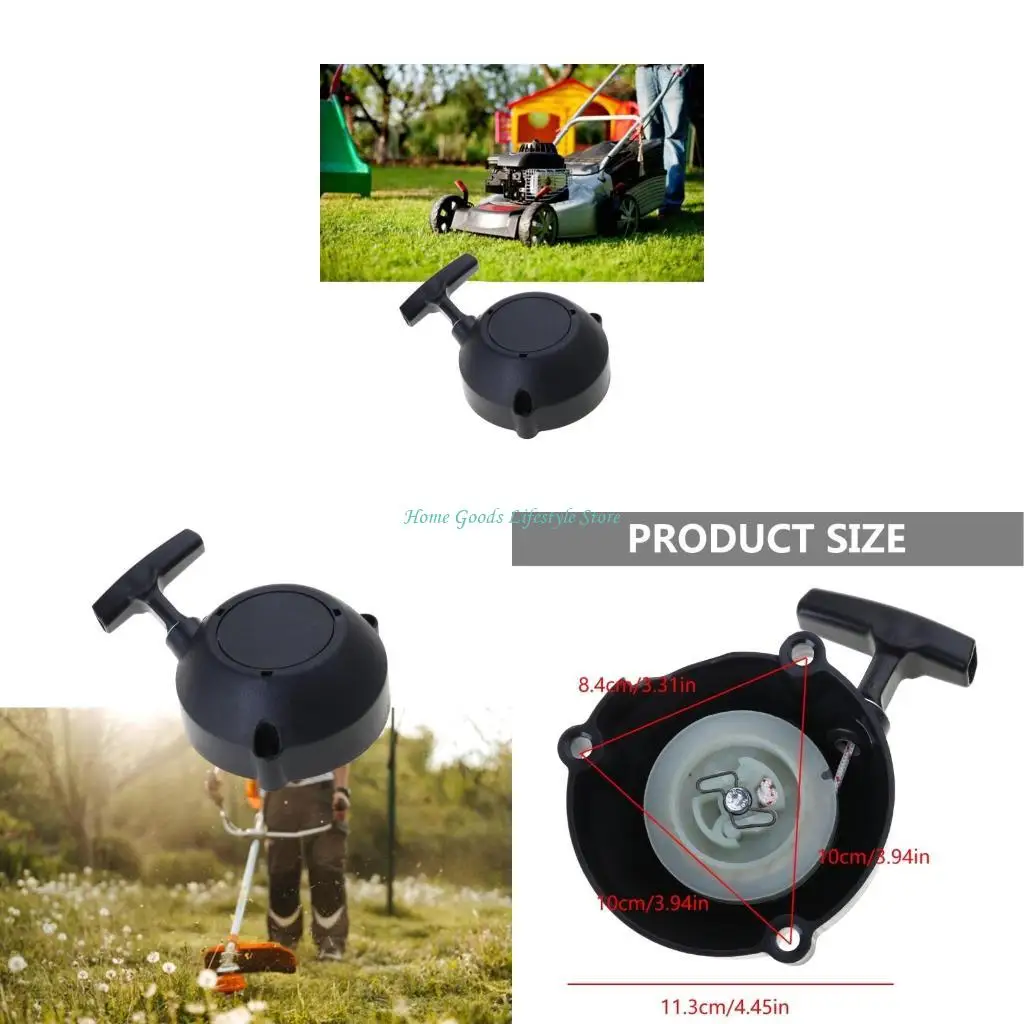 

E74E Recoil Pullstart Starter Fit for BR500 BR550 BR600 Replace Recoil Pull Pulley Starter Rebuild