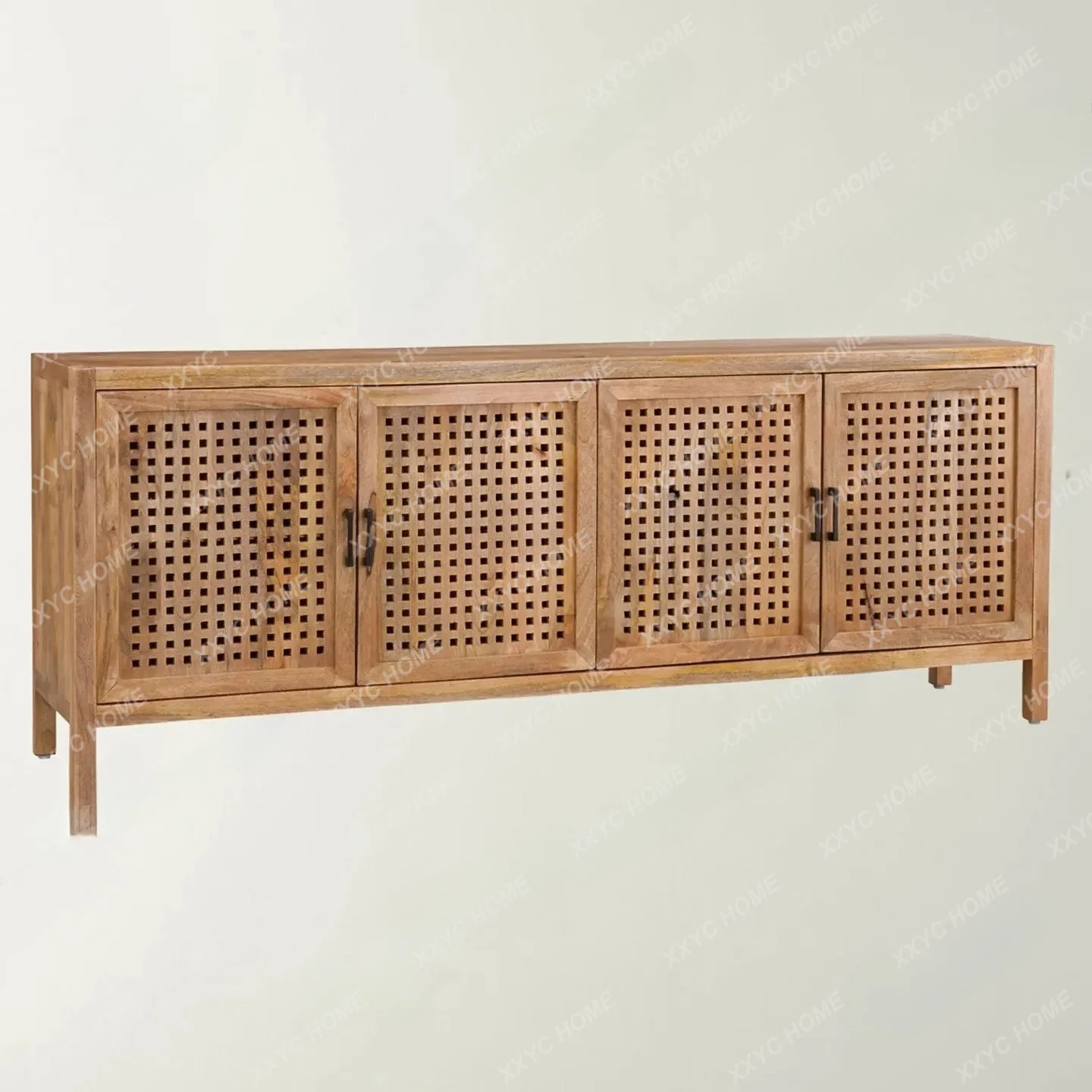 AA vintage solid wood sideboard,  country storage cabinet, entryway cabinet