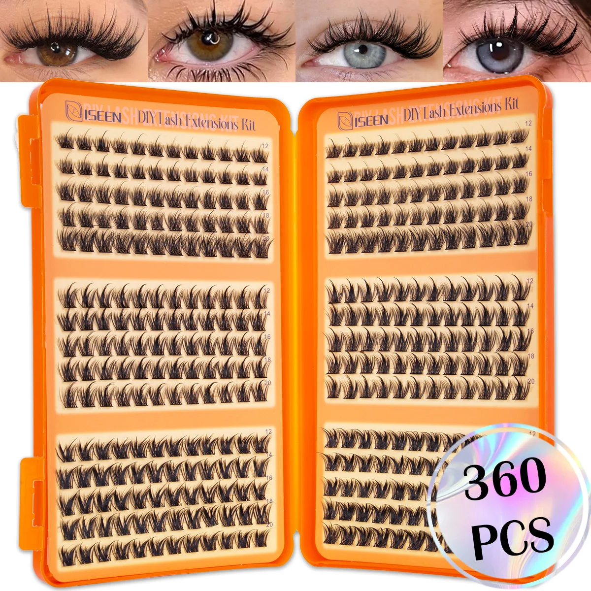 DIY Wimpernbüschel Volumen-Wimpern Manga Fairy Einzelne Wimpernverlängerungen Wiederverwendbar Verschiedene Stile für den täglichen Gebrauch oder Party-Make-up – Detail 10