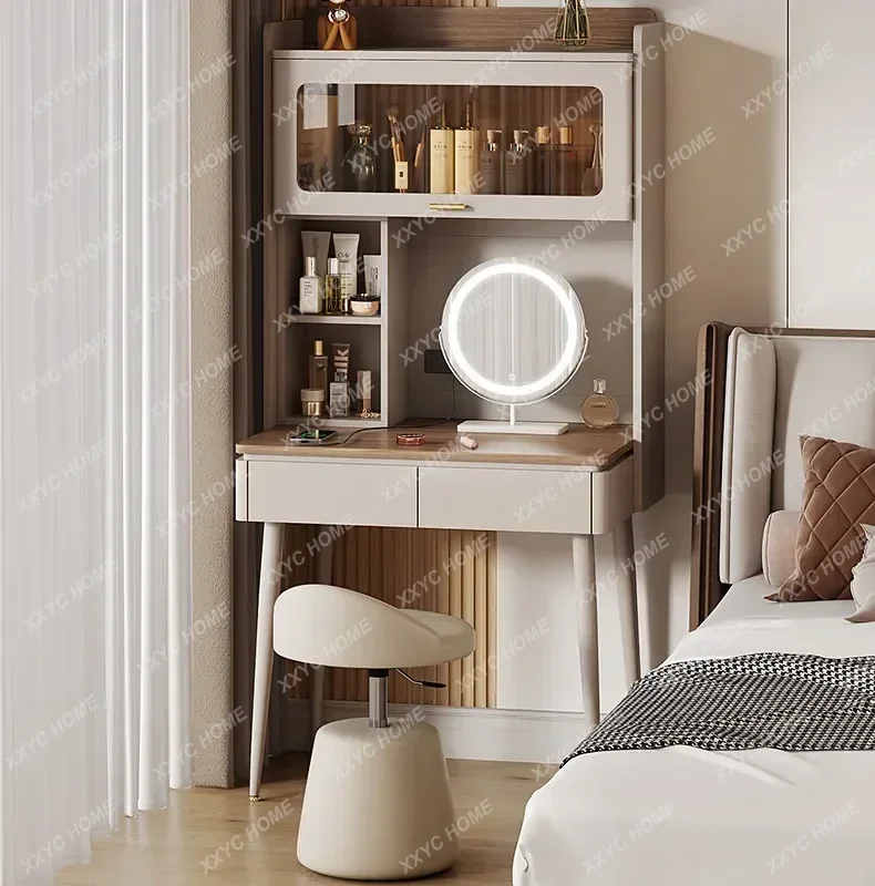 

Drawers Storage Vanity Table Cosmetics Comfortable Wood Makeup Dressing Table Bedroom Modern