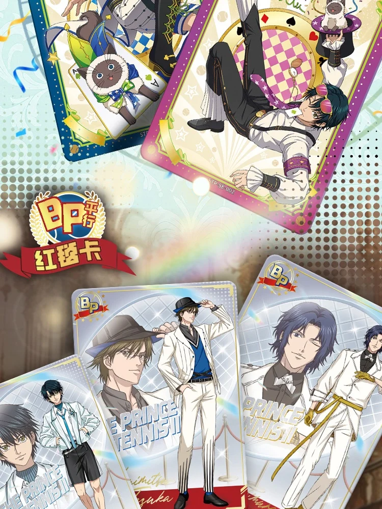 KAYOU New Tennis Prince Sparkling Moment Collectible Card Peak Pack بطاقات جمع الألعاب الأصلية الرسمية