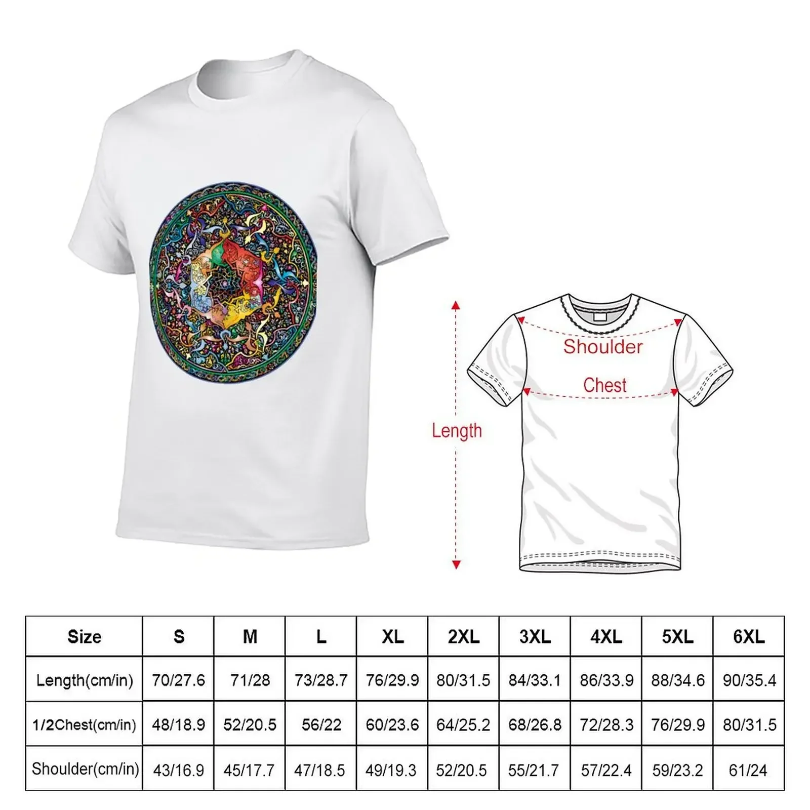 Beautifully Intricate Manadala T-Shirt boys whites anime stuff graphic t shirts cute clothes mens t shirt