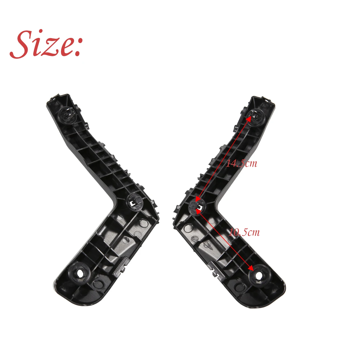 1 Pair Front Bumper Support Bracket Retainer For Toyota Corolla 2014 2015 2016 5211502240 TO1043123 5211602240 TO1042123