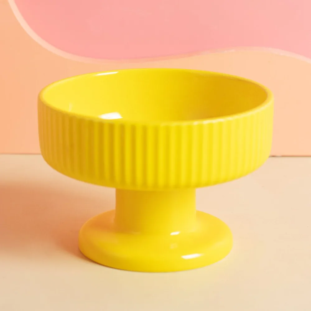 

Anti Knock Dopamine Color Cat Bowl Creative Cute Dog Food Feeding Basin Large Capacity Non-slip Pet Drinking Feeder Kitten